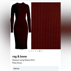 NWT - Rag and Bone Dawson Sweater Dress size XL